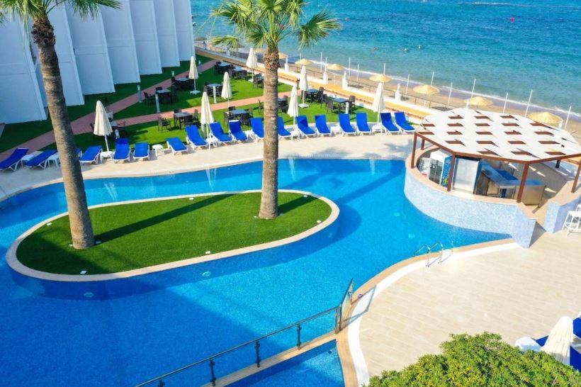 Mimoza Beachfront Hotel & Restaurant فاماغوستا المظهر الخارجي الصورة